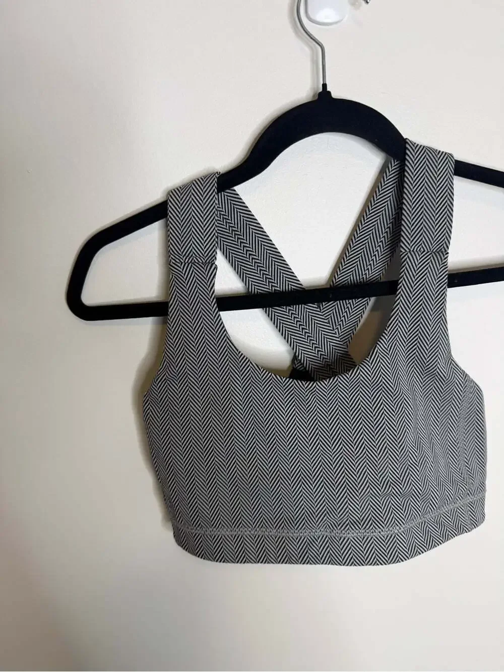 Lululemon All Sport Bra white black